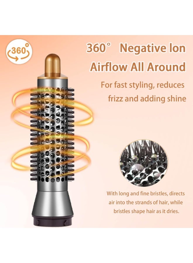 Small Round Volumizing Brush for Dyson Airwrap Attachments Smaller Round Brush Attachment for Dyson Air Wrap Styler, Fluff up and Volumize for Styling (Gold) - Image 4