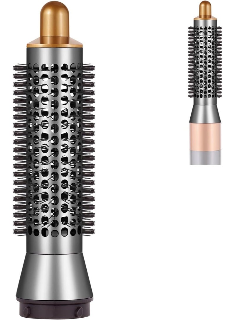 Small Round Volumizing Brush for Dyson Airwrap Attachments Smaller Round Brush Attachment for Dyson Air Wrap Styler, Fluff up and Volumize for Styling (Gold) - Image 1