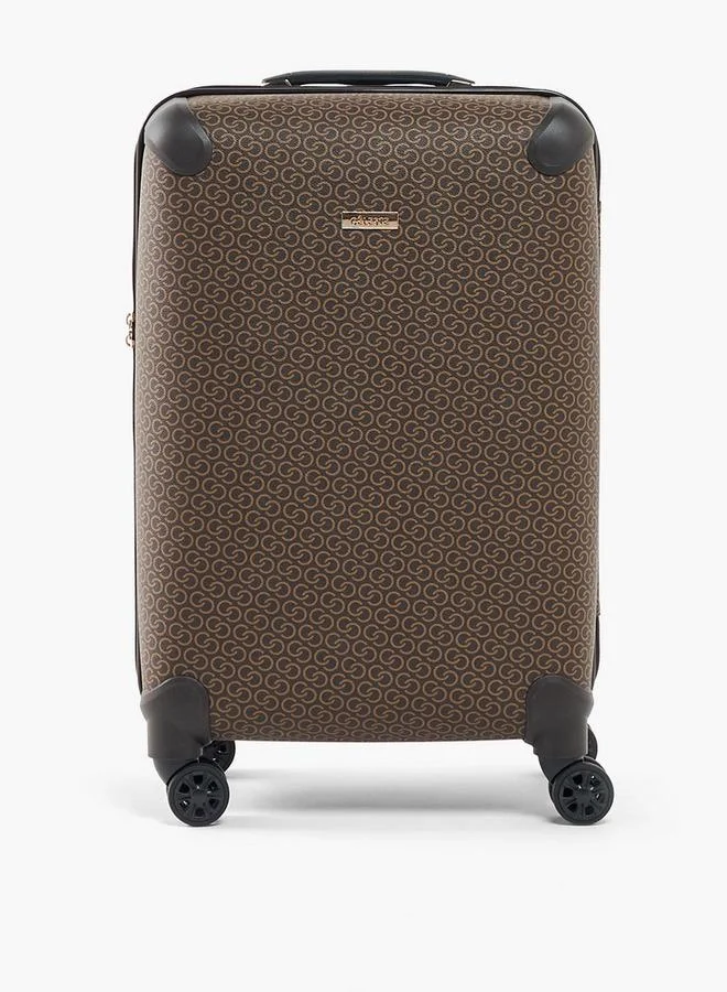 Celeste Textured Hardcase Trolley Bag With Retractable Handle