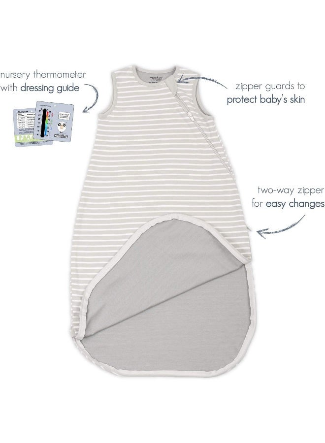Woolino Baby Sleep Bag 4 Season Basic Merino Wool Infant Sleeping Bag 0-6 Months Stars - Image 5