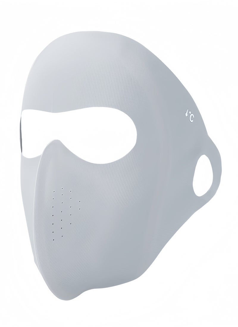 Generic 3D sunscreen mask new UPF50+ breathable sunshade anti-ultraviolet outdoor ice silk cycling mask 2PCS  - Image 2