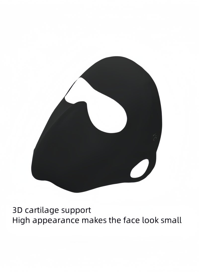 Generic 3D sunscreen mask new UPF50+ breathable sunshade anti-ultraviolet outdoor ice silk cycling mask 2PCS  - Image 5