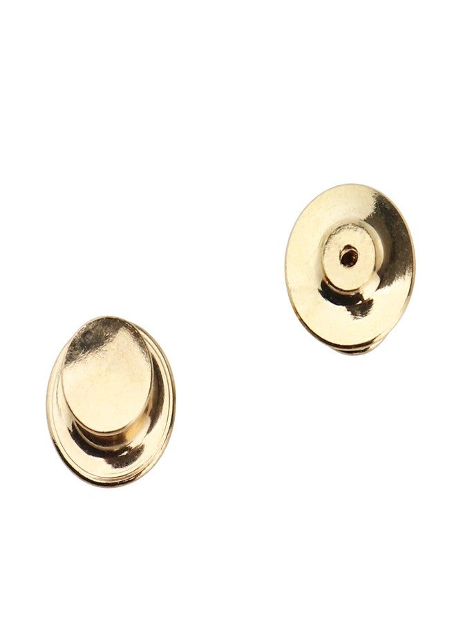 SING F LTD 10pcs Metal Locking Flathead Lapel Pin Back Clutch Clasp Fastener Spring Loaded No Tool Required - Image 5