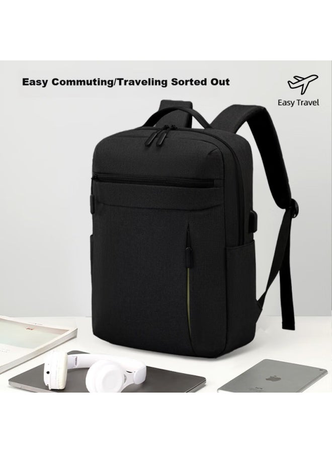 Right Away Laptop Backpack For Men, 16-inch Notebook Backpack, Men's Commuter Travel Business Briefcase For Work And Trips - Image 4