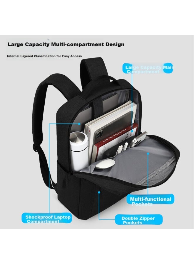 Right Away Laptop Backpack For Men, 16-inch Notebook Backpack, Men's Commuter Travel Business Briefcase For Work And Trips - Image 2