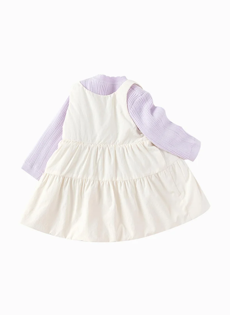 بالابالا Baby Girl Woven long sleeve suit