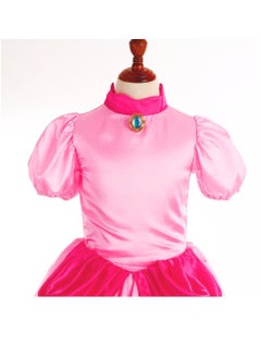 Y&D Princess Party Costume Dress With Wig And Crown Accessory Set  - Image 5
