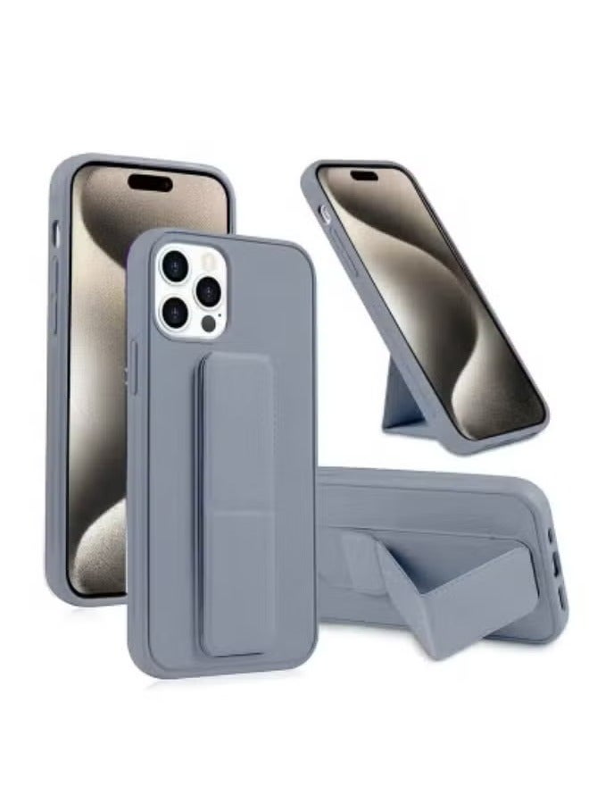 JAJEEK TPU Rubber Silicone Protective Case for iPhone 15 Pro – Shockproof Anti-Slip Slim Fit Cover with Raised Screen & Camera Edges – Scratch-Resistant Matte Finish – Lightweight, Drop-Resistant Back Case with Precise Cutouts – Grey - Image 3