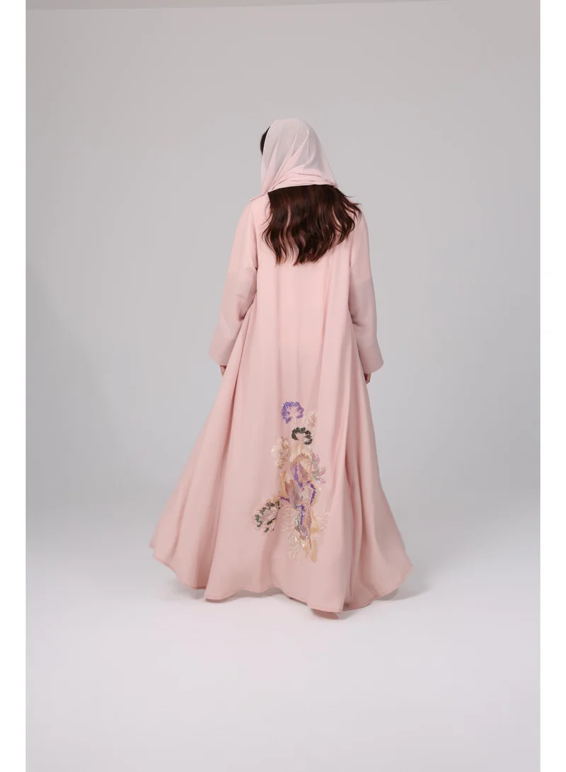 IKKXA Formal Blazer Design Colored Abaya ABY1100