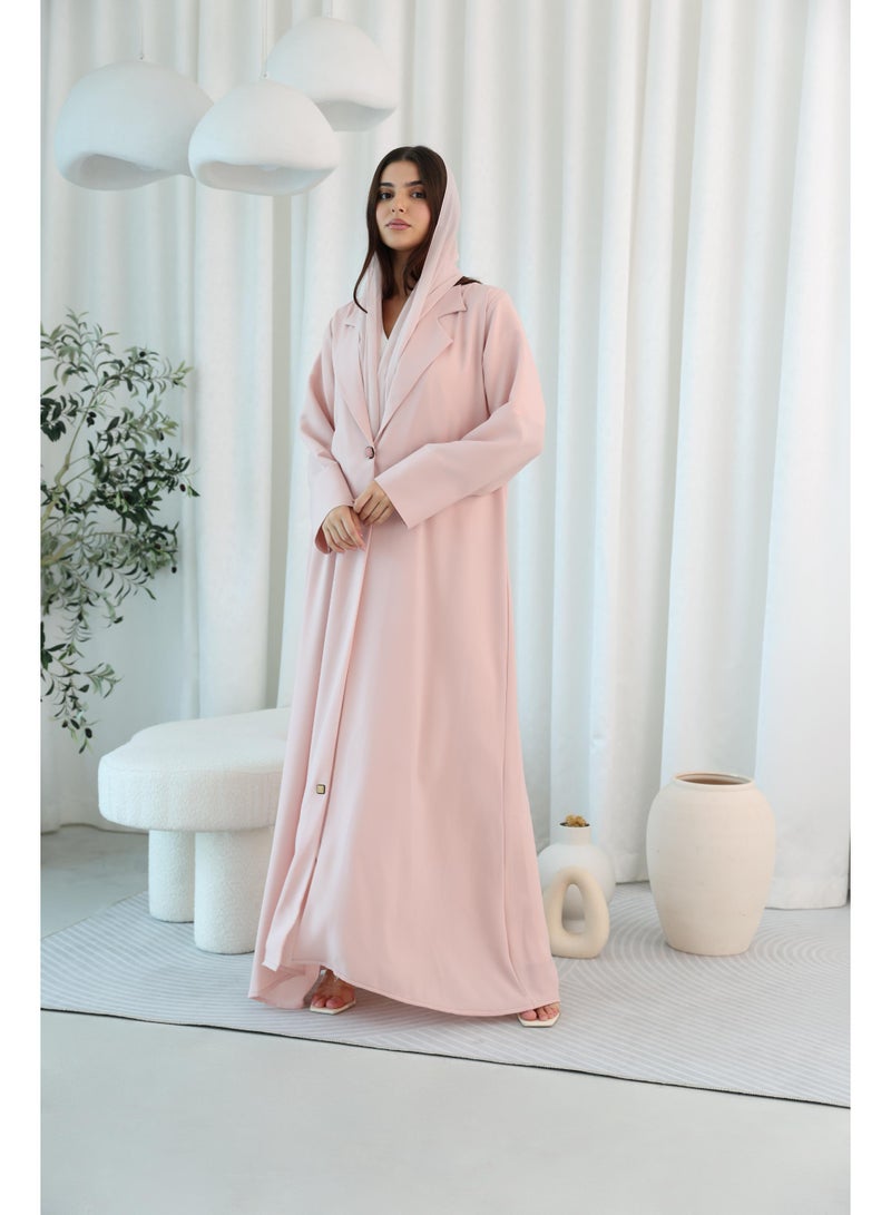 اكسا عباية تصميم بليزر رسمي ملون - Image 1