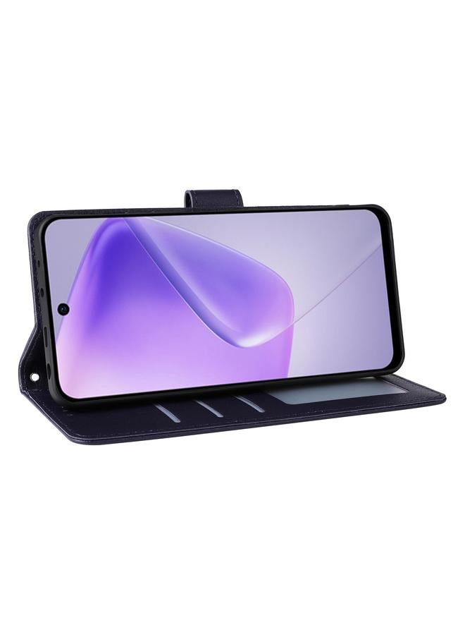 زبون جراب لهاتف Infinix Hot 50i 4G / Smart 9 4G جراب هاتف جلدي متعدد الوظائف بثلاث فتحات للبطاقات - Image 5