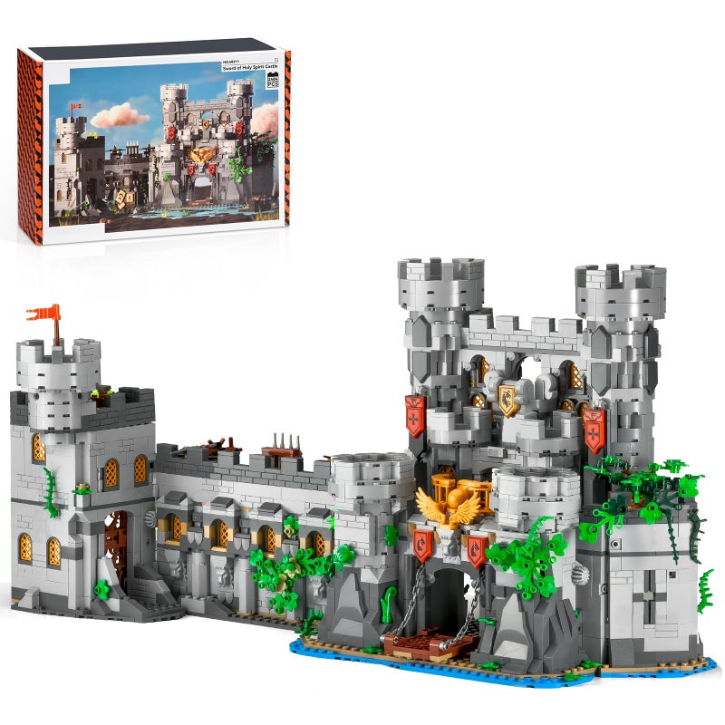 BNG 2in1 Medieval Castle Building SetAdult Knights Castle Architecture ModelHome Office Decor Collection Building Blocks ToyCreative Gift for Teen 142484PCS - Image 3
