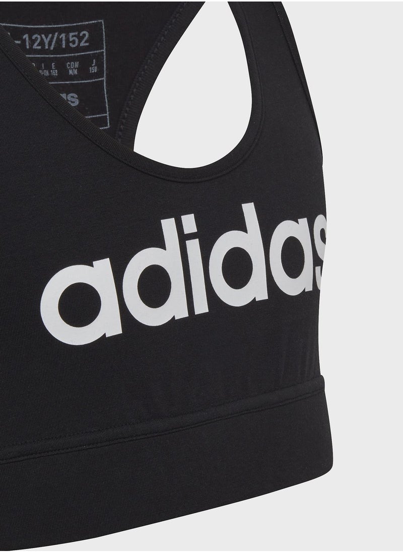 Adidas - Logo Linear Bra - Image 1