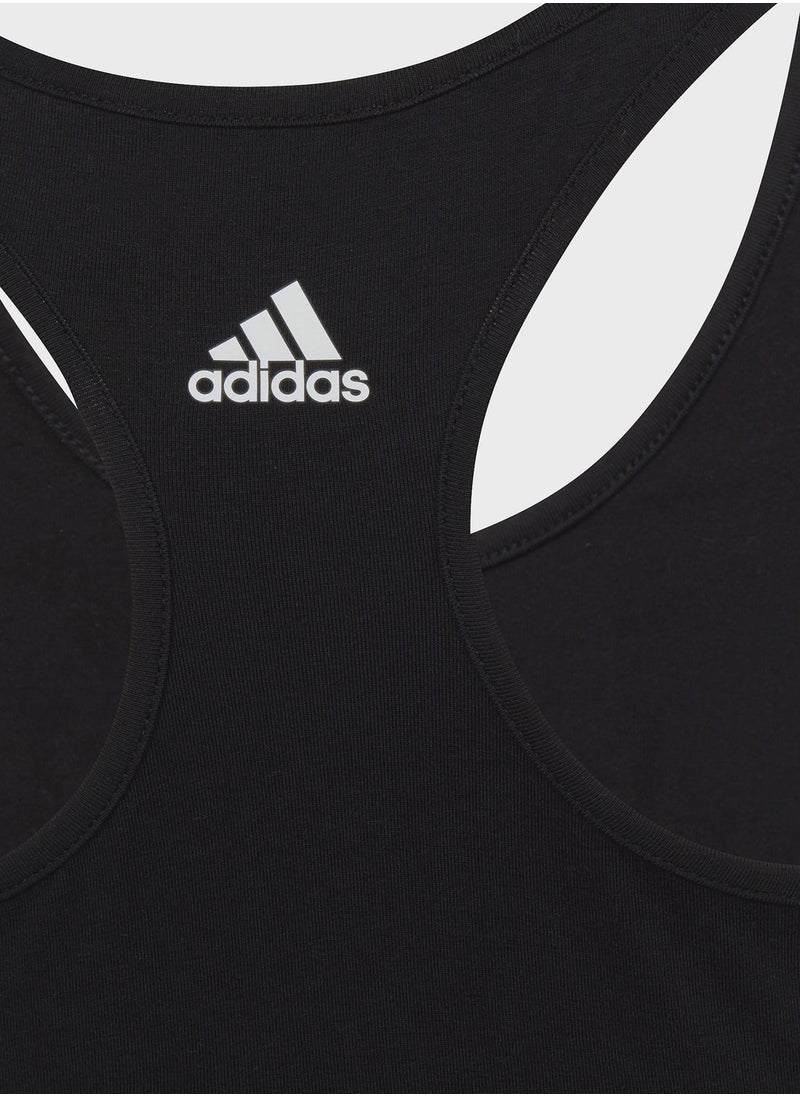 Adidas - Logo Linear Bra - Image 1