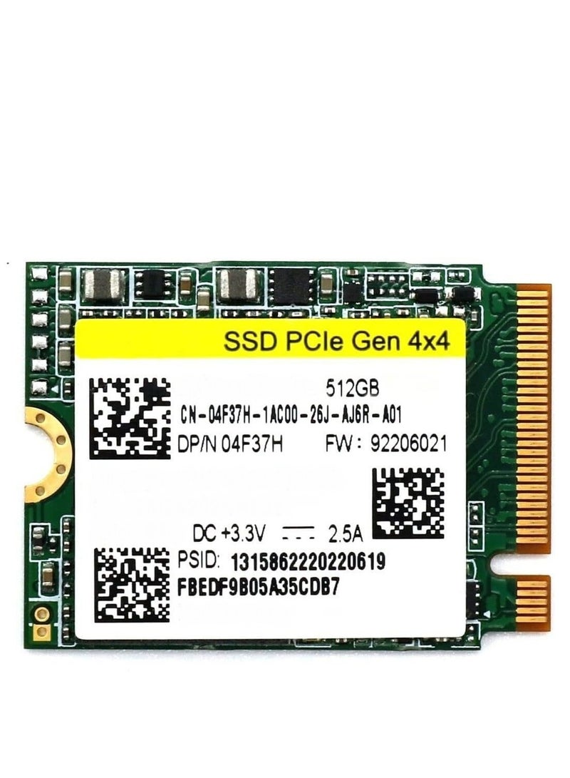 Internal SSD 512GB – M.2 2230 PCIe 4.0 x4 NVMe – High-Speed Solid State Drive