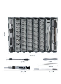ProOne ProOne PGS101 126 Pcs precision screwdriver set Repair tool kit CRV strong magnetic head Non-slip Comfortable for Macbook/Mobile Phone/PC/Ipad/Tablet/Cameras and Other Electronics  - Image 5