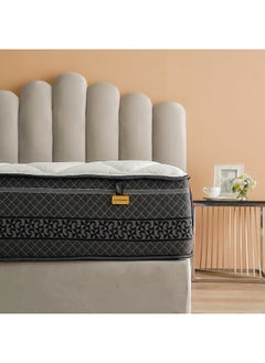 DANUBE HOME Danube Home Sense Visco Gel Memory Foam Pocket Spring Mattress Plush Feel King Bed Mattress Spine Balance For Pressure Relief L200xW180 cm Thickness 32 cm White/Grey  - Image 3