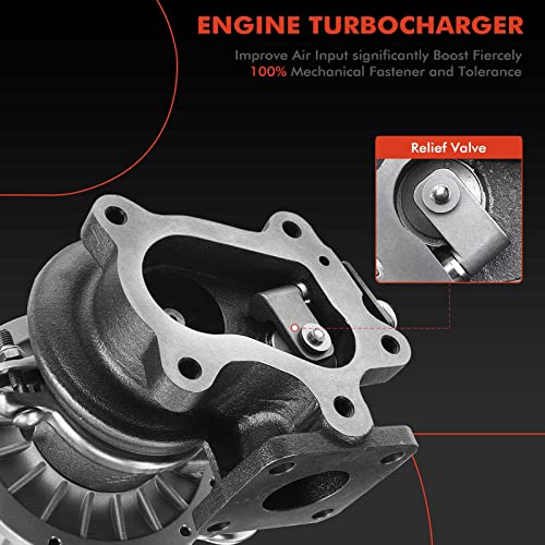 A-Premium Complete Turbo Turbocharger Kit, with Wastegate Actuator & Gasket, Compatible with New Hollander, CAT 247 Series Skid, Terex Loaders, Tractor TC55DA, SHIBAURA Tractor ST445, Replace# 2389349 - Image 4