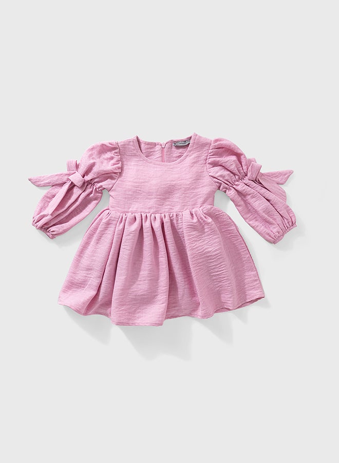 اون كيدز فستان كتان للبنات أطفال صغار - Image 1