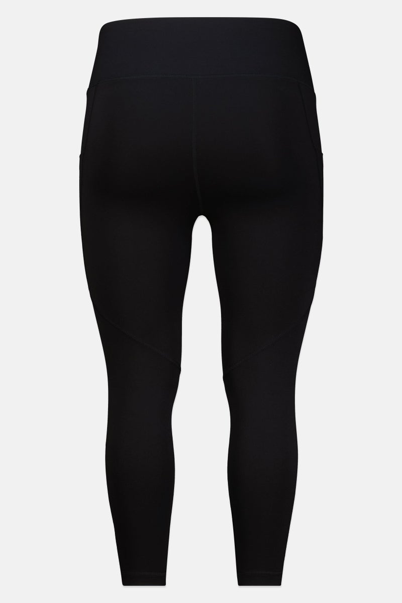 Member's Mark Women Plain Pull On Leggings, Black - Image 3