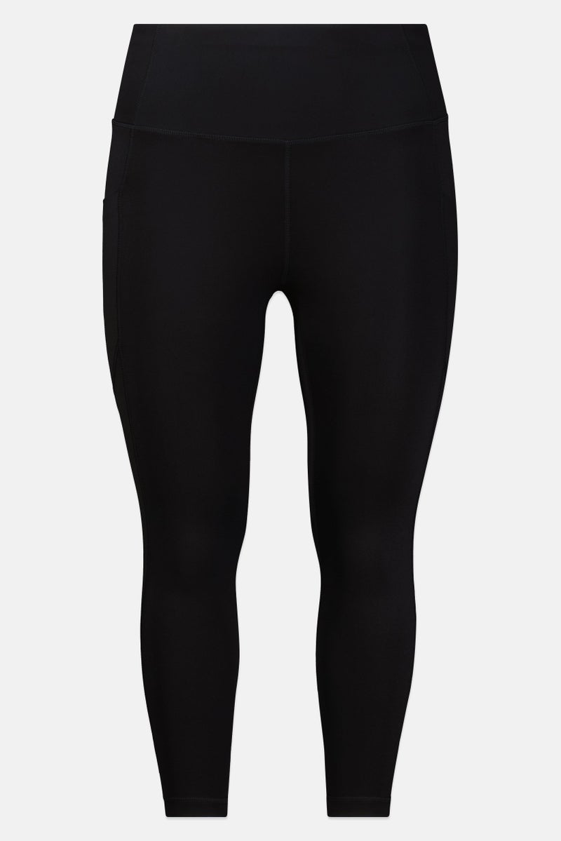 Member's Mark Women Plain Pull On Leggings, Black - Image 2