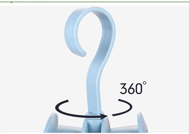 V2H V2H Home Handbag Hat Cap Scraf Wardrobe Closet Hanger Hook Storage Organizer Blue  - Image 4
