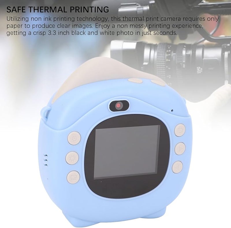 Kids Instant Print Camera 12MP HD Portable Selfie Camera With 2 Inch Screen 800mAh Battery No Memory Card - Image 5