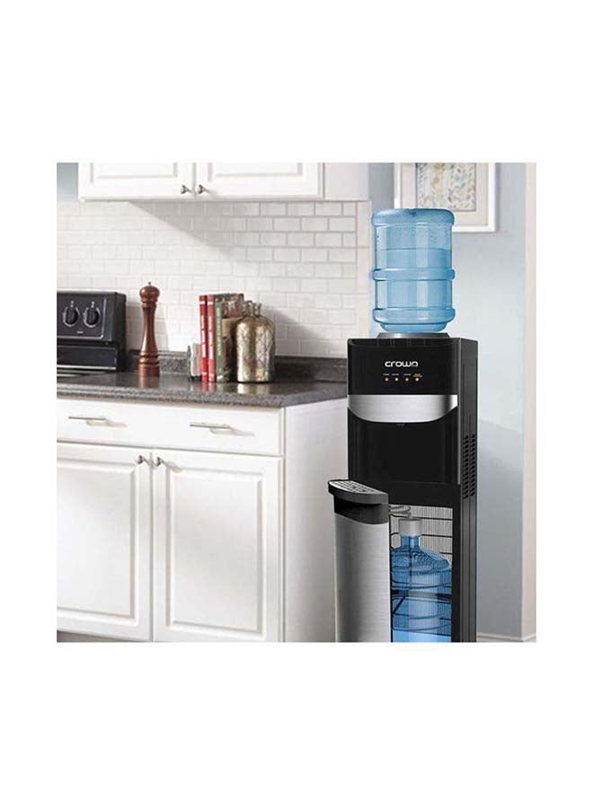 Crownline Top And Bottom Loading Water Dispenser Hot water Tank Capacity - 1 Ltr Cold water Tank Capacity - 3 Ltr WD-194 Black/Silver - Image 4
