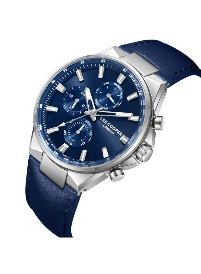 Lee Cooper  Men's Leather MULTIFUNCTION Watch LC08223.399 - 43 mm for Men | Best Price UAE