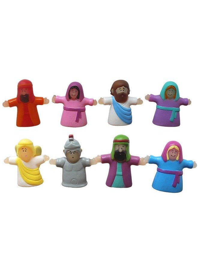 Needzo Finger Puppets With Script For Story Telling Religious Sunday School Activity 8 Pieces  - Image 2