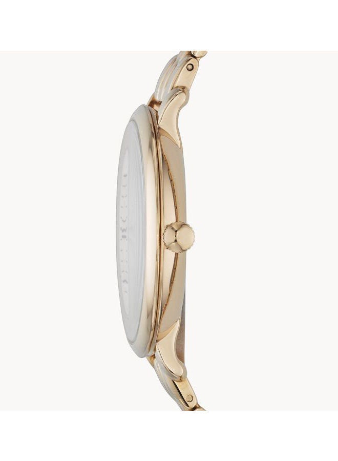 فوسيل ساعة يد جاكلين بعقارب طراز ES3434 - 36 مم - ذهبي نساء - Image 3