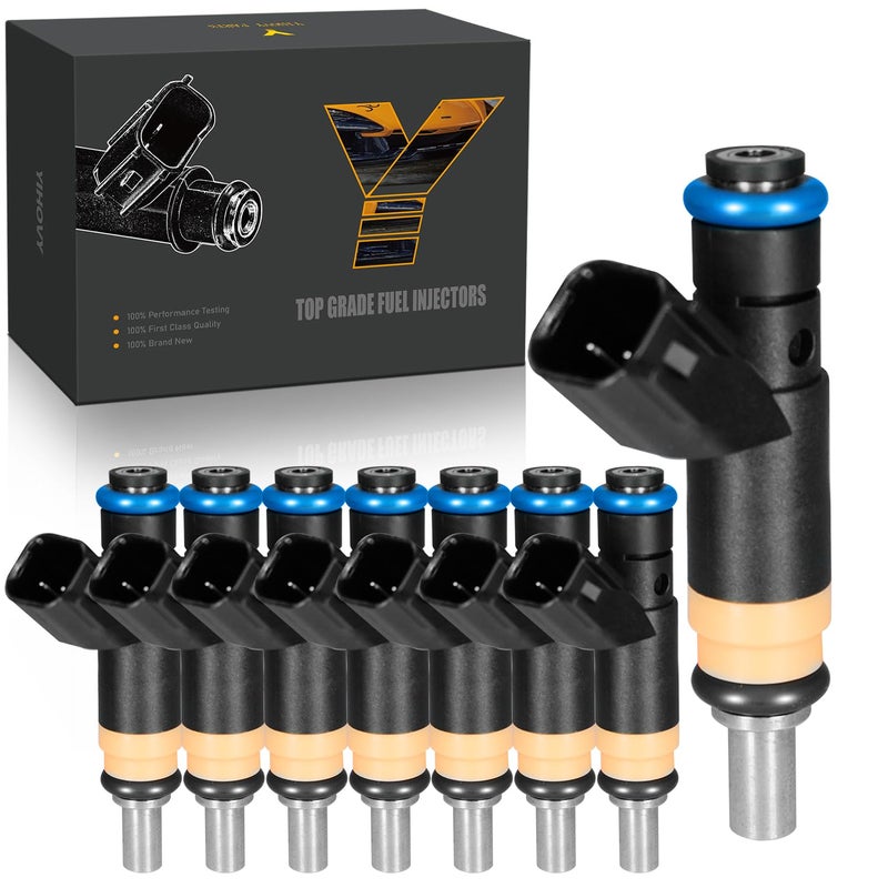 YIHOVY Fuel Injectors 05037479AA fit for Jeep 20092010 Commander 20062018 Grand Cherokee fit for Dodge 20082016 Challenger 20062016 Charger 20112018 Durango 20062008 Magnum FJ732 FI11369S 8 - Image 2