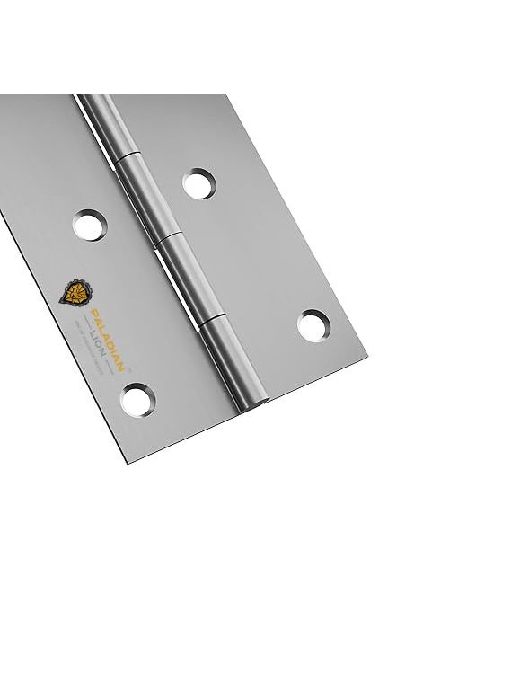 PALADIAN LION PALADIAN LION Window Door Hinges 3 Inch x 16 Gauge17 MM Stainless Steel for Home Office Pack of 40 pcs Matt Finish Silver  - Image 2