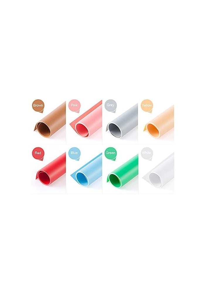 BPA 8 Color PVC Backdrop Kit for Photography - Image 2