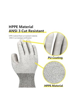Plan A Industrial Cut Resistant Glove, Ideal for Home and Professional Maintenance and Repairs. Provides Superior Protection for Hands from Cut and Burn, High Performance Materials  - Image 2