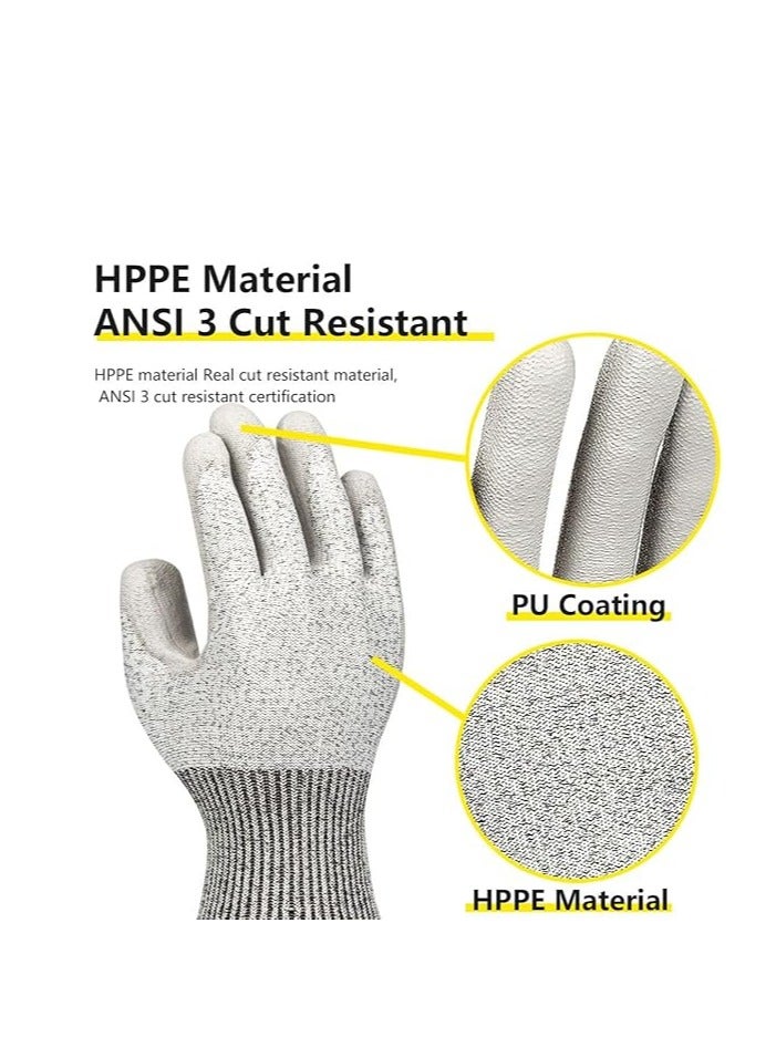 Plan A Industrial Cut Resistant Glove, Ideal for Home and Professional Maintenance and Repairs. Provides Superior Protection for Hands from Cut and Burn, High Performance Materials  - Image 2