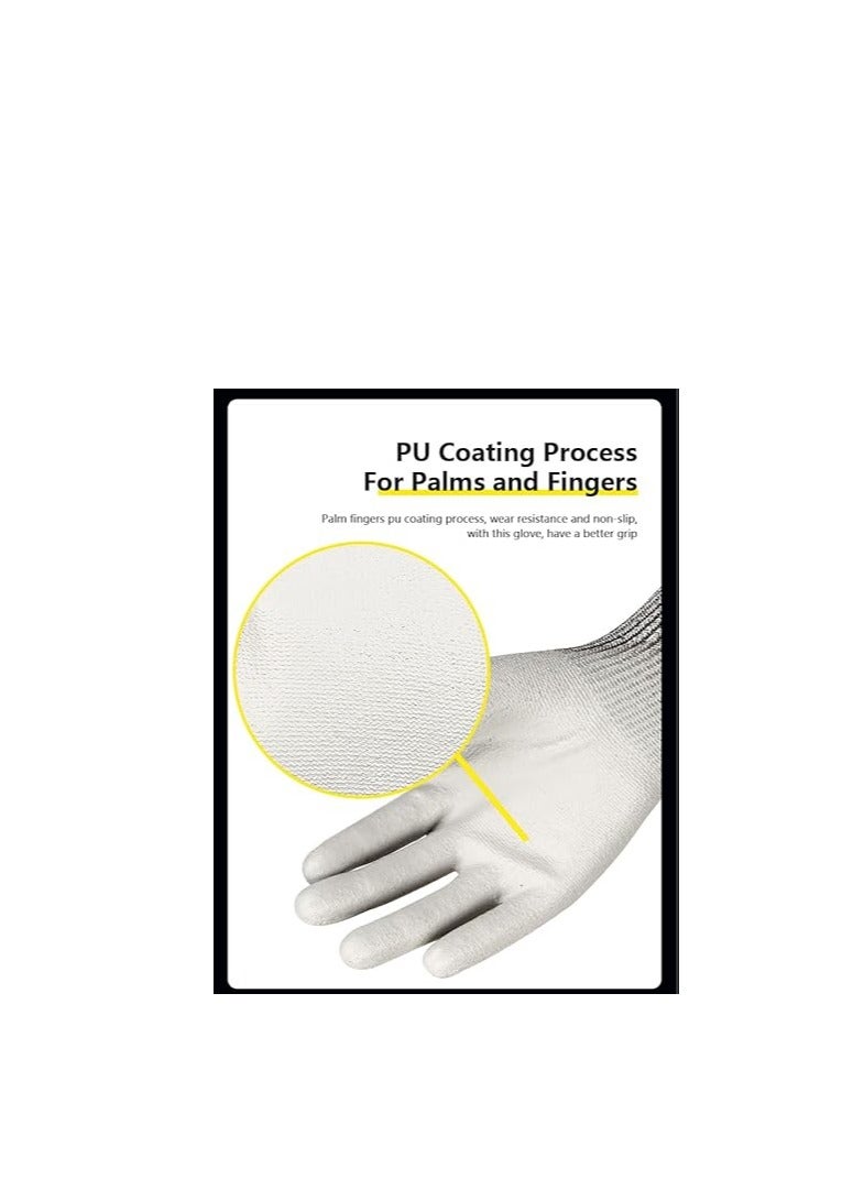 Plan A Industrial Cut Resistant Glove, Ideal for Home and Professional Maintenance and Repairs. Provides Superior Protection for Hands from Cut and Burn, High Performance Materials  - Image 5