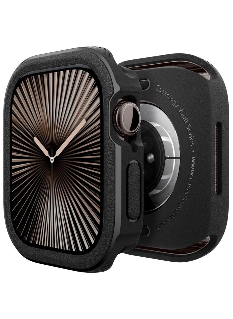 Caseology Vault for Apple Watch Series 10 (46mm) Case Cover (2024) - Matte Black  - Image 1