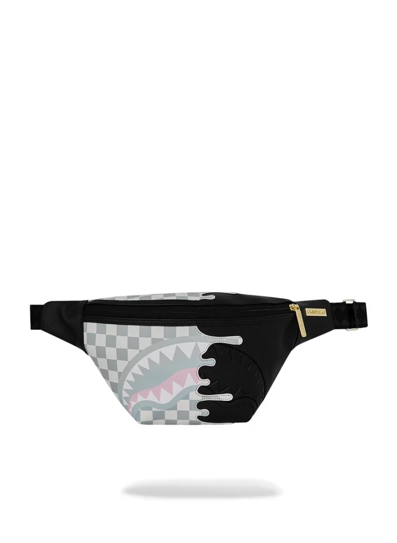 SPRAYGROUND CREAM CHECK SIDE DRIP SAVVY CROSSBODY