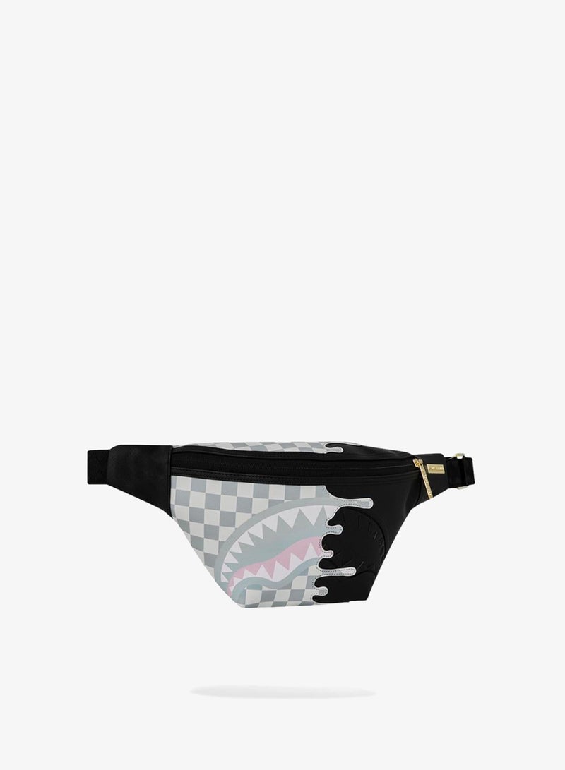 SPRAYGROUND CREAM CHECK SIDE DRIP SAVVY CROSSBODY - Image 2