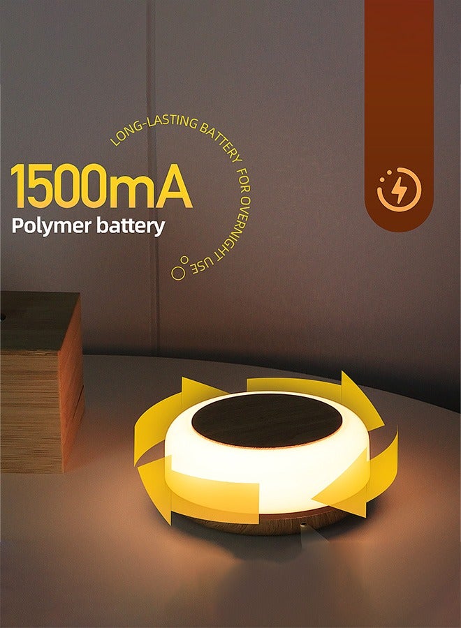 Baby Night Light Touch Control Bedroom Light, Nursery Lamp for Breastfeeding and Sleep Aid, 3 Light Color Stepless Dimming,  Rechargeable, Up to 96H  - Image 3