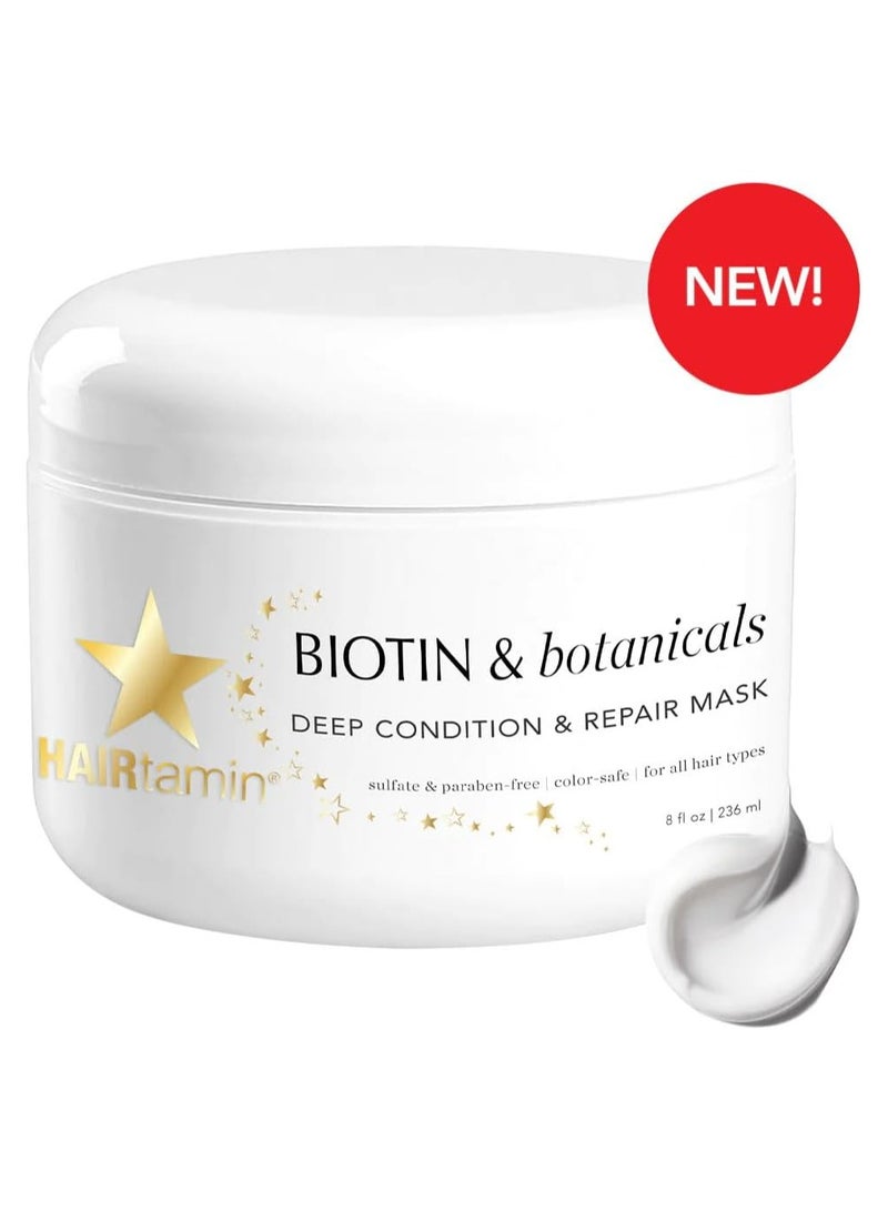 HAIRTAMIN Mask Biotin And Botanicals Deep Condition & Repair Hair Mask 100% Original - Image 1