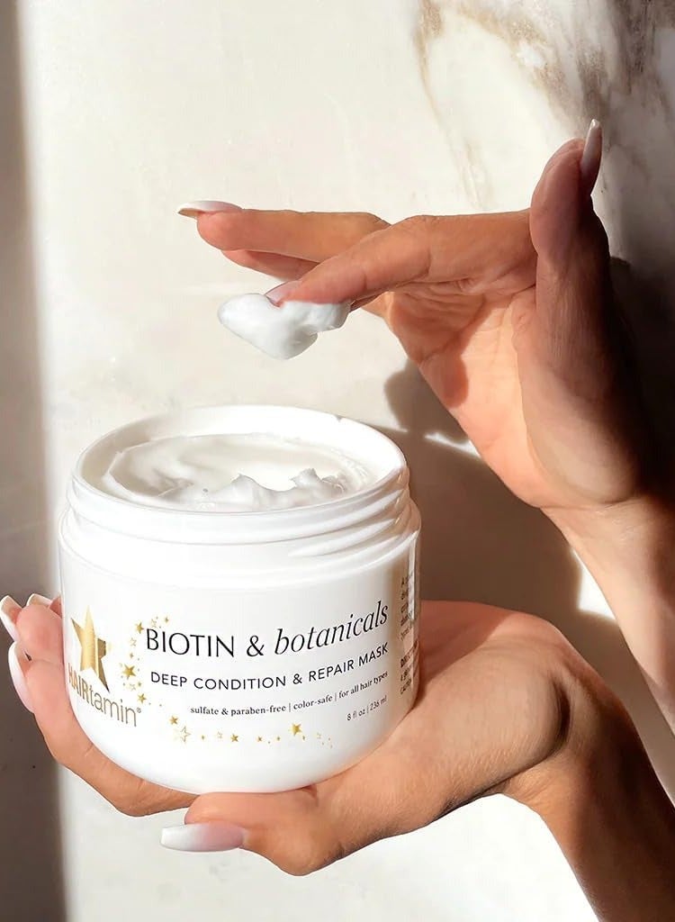 HAIRTAMIN Mask Biotin And Botanicals Deep Condition & Repair Hair Mask 100% Original - Image 2