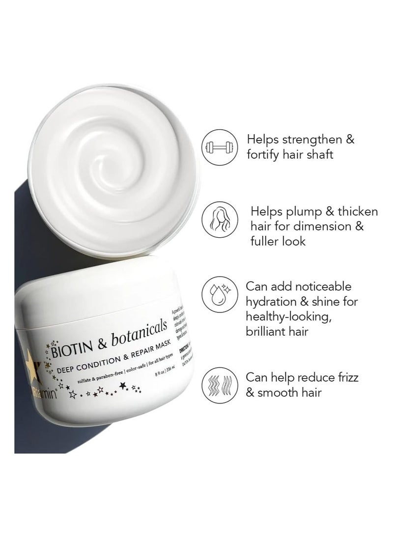 HAIRTAMIN Mask Biotin And Botanicals Deep Condition & Repair Hair Mask 100% Original - Image 3