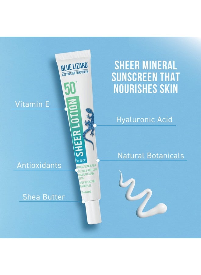 BLUE LIZARD Sheer Face Lotion - SPF 50+, 1.7 Oz - Image 4