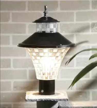 Areezo Areezo Black Colour Waterproof Outdoor Gate Light for Home Decoration Garden Pole Light Bulb not Included Pack of 1  - Image 2