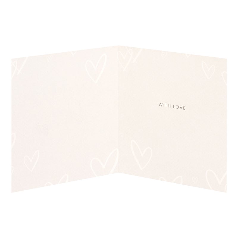 UK Greetings Christening Day Hearts and Footprints Card – Sweet Baby Christening Greeting Card with Envelope | UK Greetings - Image 2