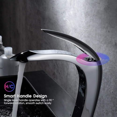 ALTON TSL18010 Brass Single Lever Basin Mixer, Chrome Finish - Image 4