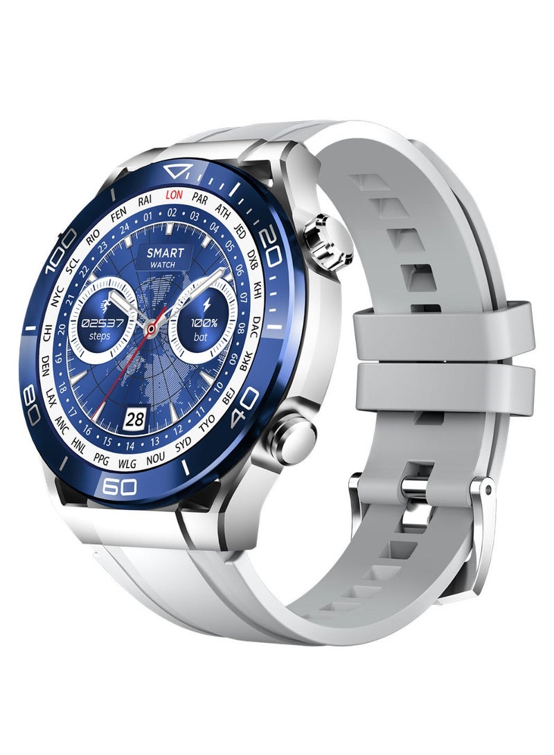 Charome T11 Smart Watch with Fitness Tracker Heart Rate Monitor Long Battery Life Water Resistant Compatible with iOS and Android in Silver Stylish Design, Touchscreen Display, Multiple Sports Modes - Image 2