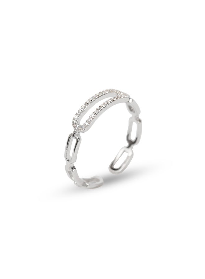 Silver Town Wedding Ring